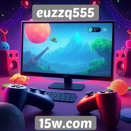Plataforma de jogos euzzq555 possui interface moderna